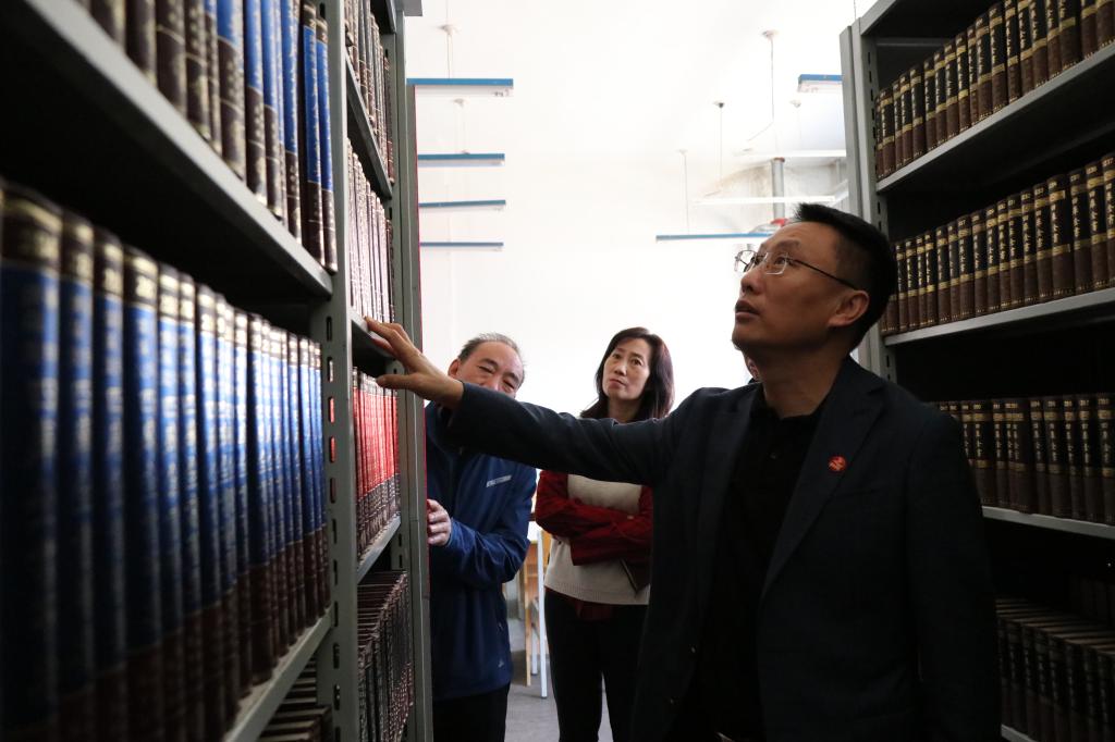 图书馆调研现场